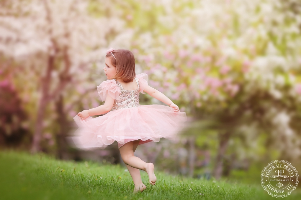 buffalo ny cherry blossoms portrait of child by portrait pretty photography buffalo ny photographers